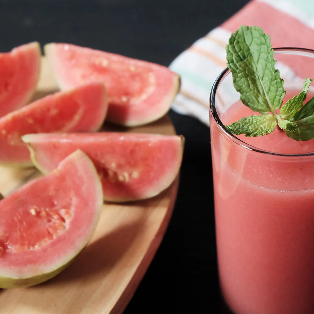 Tropical Pink Guava Tree for sale | Size: 6-12 inch | Variety : Barbie Pink