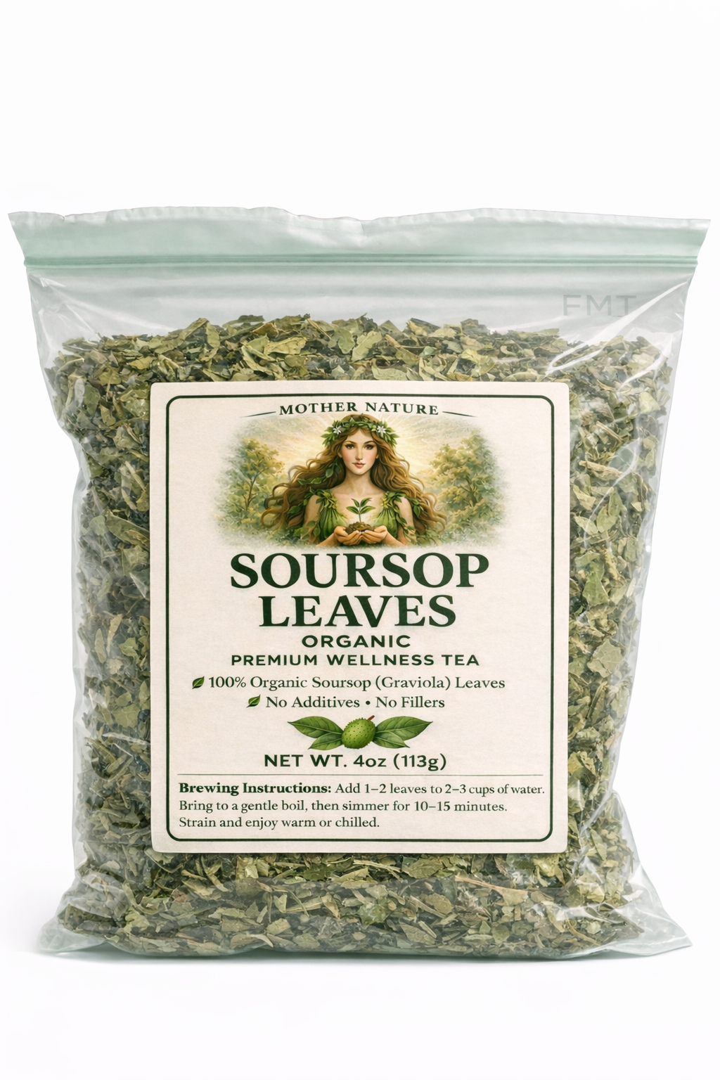 Organic soursop leaves | 1 ounce bag | All natural and pesticide free