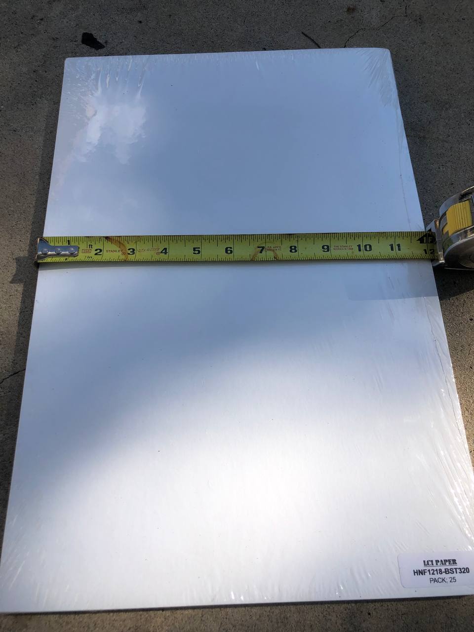 100% Hemp Cardstock - 12 x 18 Gmund Hanf Best 118lb Cover, 25 Pack