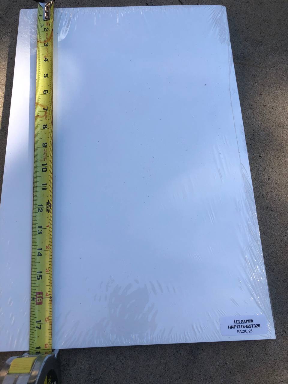 100% Hemp Cardstock - 12 x 18 Gmund Hanf Best 118lb Cover, 25 Pack