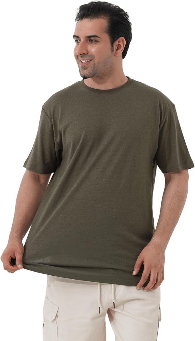 Hemp T-Shirt Men, Organic Hemp Tee Shirts Mens, Hemp T-Shirts