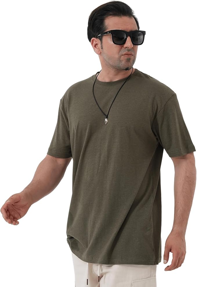 Hemp T-Shirt Men, Organic Hemp Tee Shirts Mens, Hemp T-Shirts