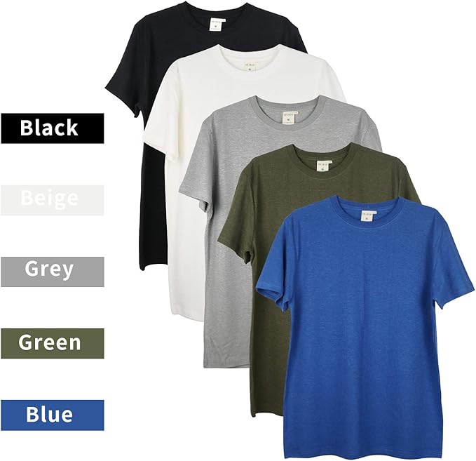 Hemp T-Shirt Men, Organic Hemp Tee Shirts Mens, Hemp T-Shirts